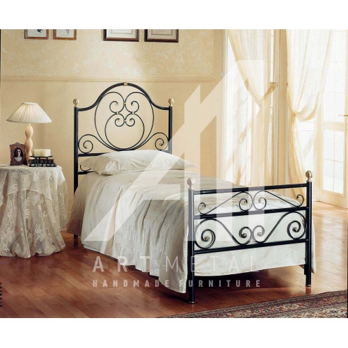 μεταλλικό κρεβάτι ημίδιπλο Art 3011-091
